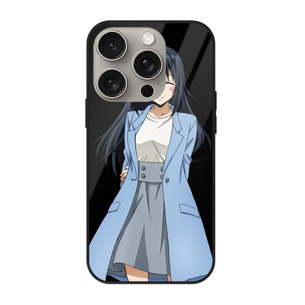 （画像用） 転スラ Regarding Reincarnated to Slime 【iPhone15Pro対応】スマホケース 耐衝撃＆黄変防止 背面ガラス
