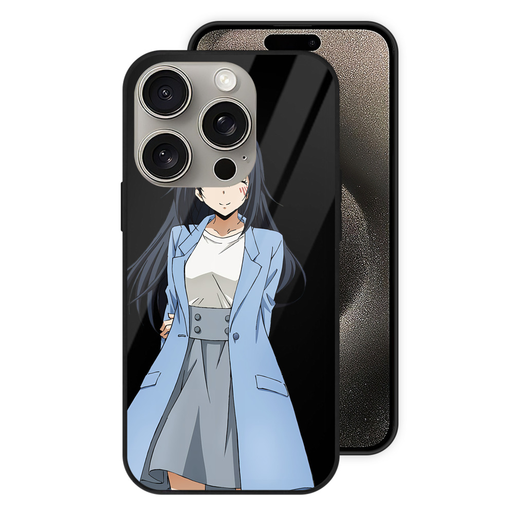 （画像用） 転スラ Regarding Reincarnated to Slime 【iPhone15Pro対応】スマホケース 耐衝撃＆黄変防止 背面ガラス