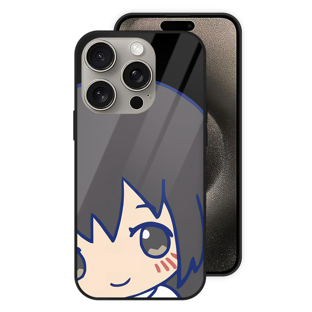 転スラ Regarding Reincarnated to Slime 【iPhone15Pro対応】スマホケース 耐衝撃＆黄変防止 背面ガラス