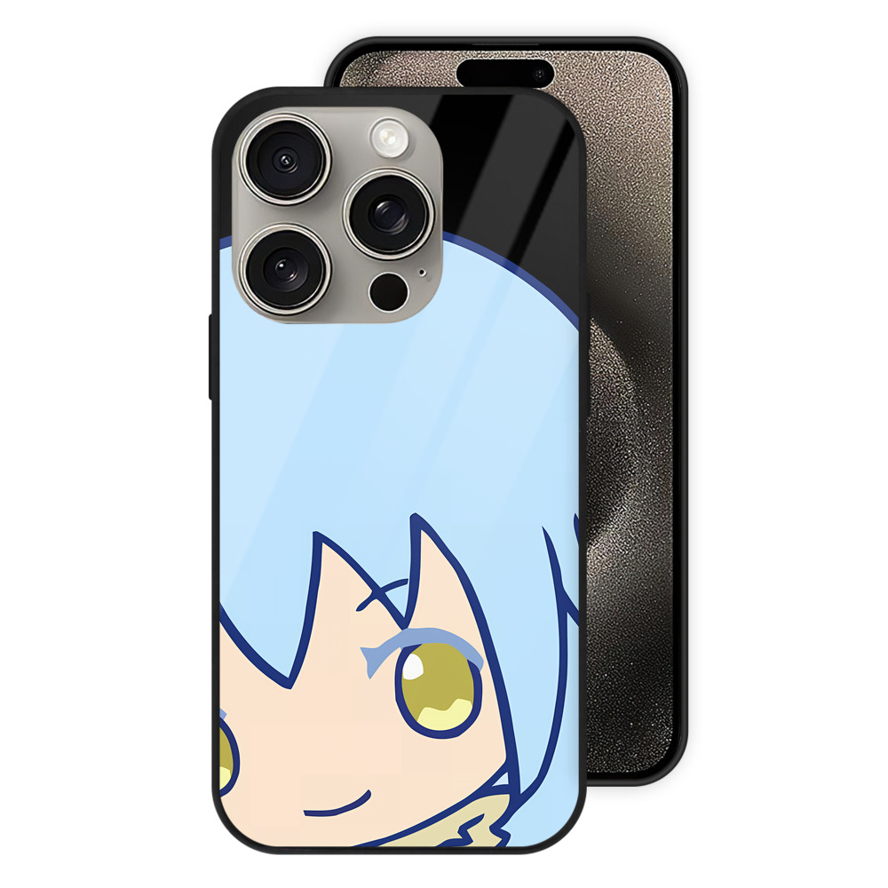 （画像用） 転スラ Regarding Reincarnated to Slime 【iPhone15Pro対応】スマホケース 耐衝撃＆黄変防止 背面ガラス