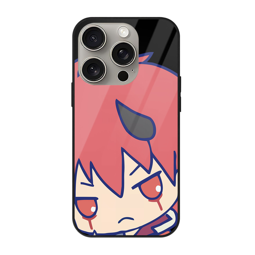 （画像用） 転スラ Regarding Reincarnated to Slime 【iPhone15Pro対応】スマホケース 耐衝撃＆黄変防止 背面ガラス