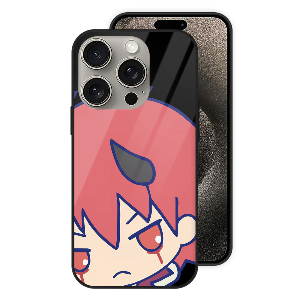 転スラ Regarding Reincarnated to Slime 【iPhone15Pro対応】スマホケース 耐衝撃＆黄変防止 背面ガラス