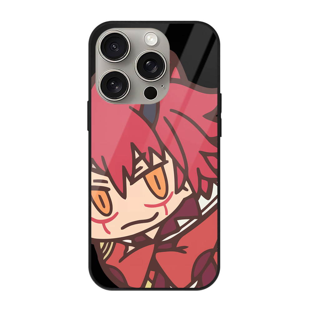 （画像用） 転スラ Regarding Reincarnated to Slime 【iPhone15Pro対応】スマホケース 耐衝撃＆黄変防止 背面ガラス