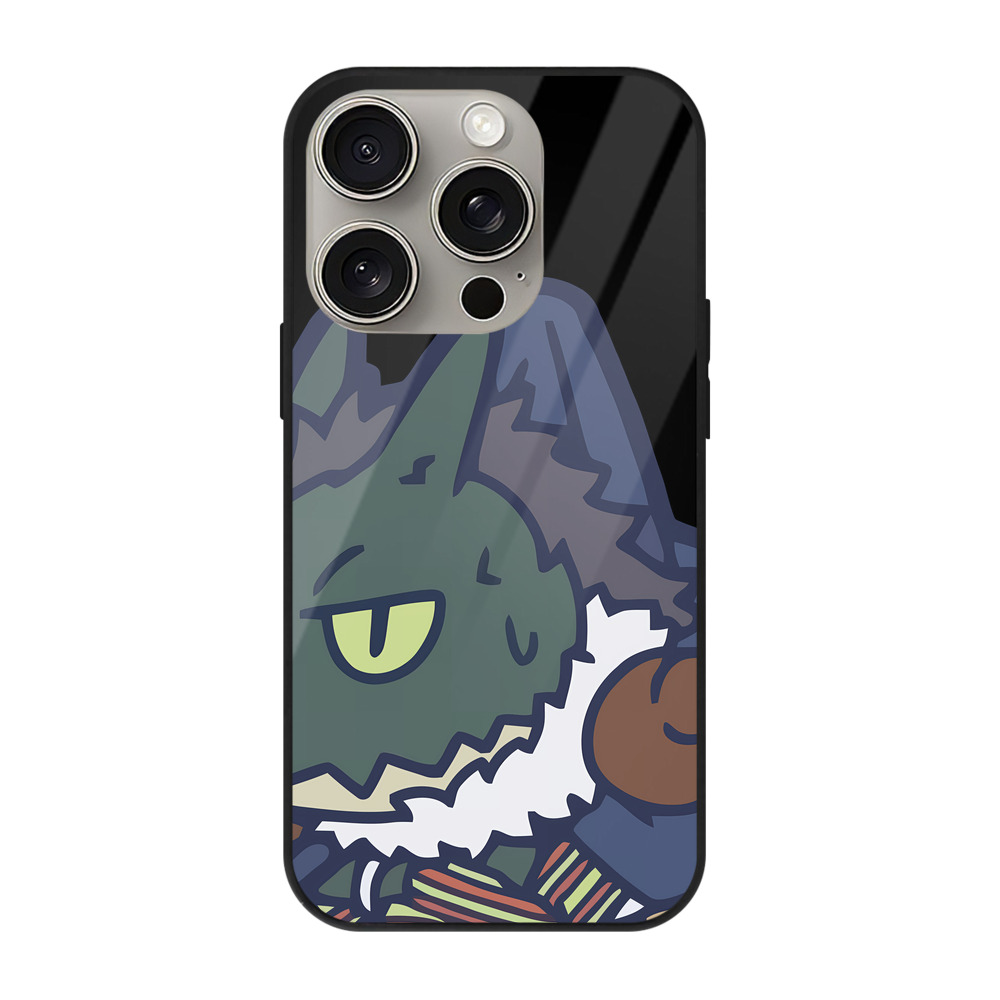 （画像用） 転スラ Regarding Reincarnated to Slime 【iPhone15Pro対応】スマホケース 耐衝撃＆黄変防止 背面ガラス