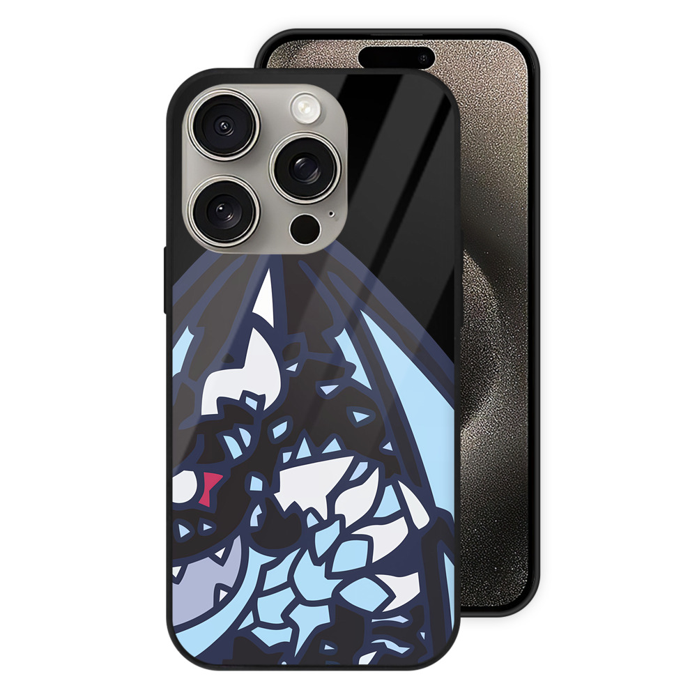 （画像用） 転スラ Regarding Reincarnated to Slime 【iPhone15Pro対応】スマホケース 耐衝撃＆黄変防止 背面ガラス