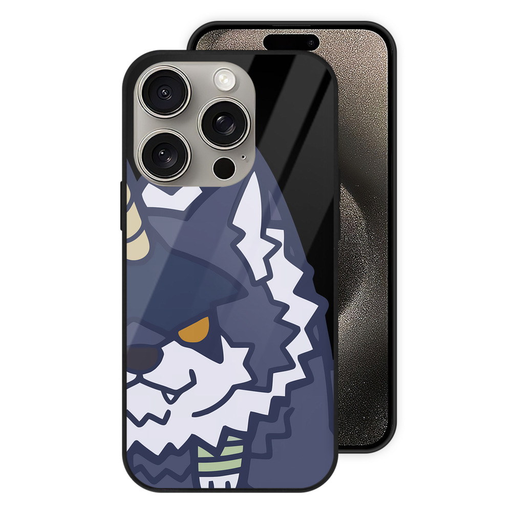 （画像用） 転スラ Regarding Reincarnated to Slime 【iPhone15Pro対応】スマホケース 耐衝撃＆黄変防止 背面ガラス
