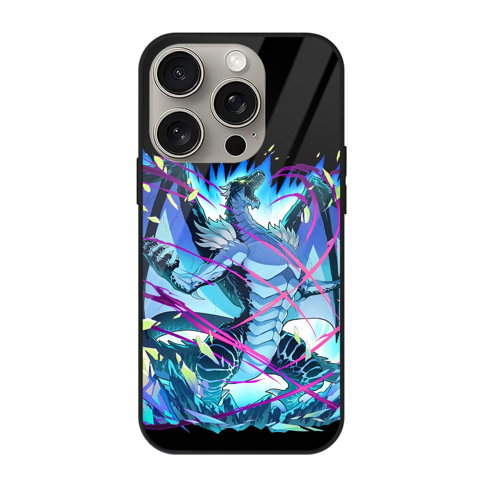 （画像用） 転スラ Regarding Reincarnated to Slime 【iPhone15Pro対応】スマホケース 耐衝撃＆黄変防止 背面ガラス