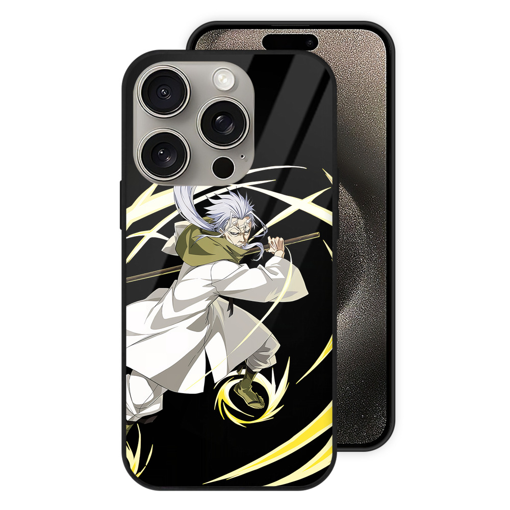 （画像用） 転スラ Regarding Reincarnated to Slime 【iPhone15Pro対応】スマホケース 耐衝撃＆黄変防止 背面ガラス