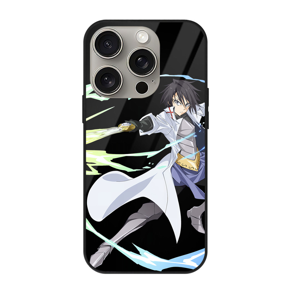 （画像用） 転スラ Regarding Reincarnated to Slime 【iPhone15Pro対応】スマホケース 耐衝撃＆黄変防止 背面ガラス