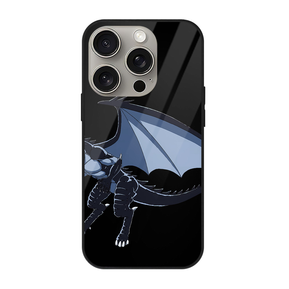 （画像用） 転スラ Regarding Reincarnated to Slime 【iPhone15Pro対応】スマホケース 耐衝撃＆黄変防止 背面ガラス
