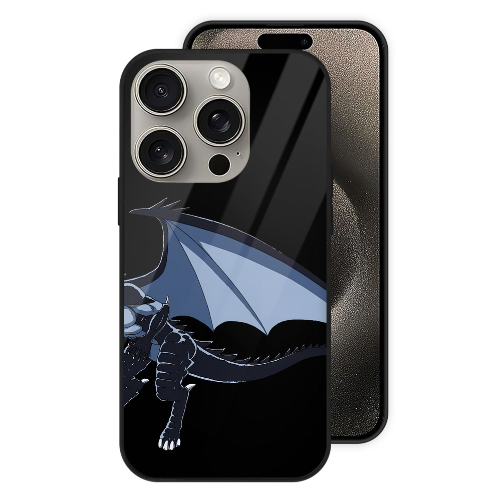（画像用） 転スラ Regarding Reincarnated to Slime 【iPhone15Pro対応】スマホケース 耐衝撃＆黄変防止 背面ガラス