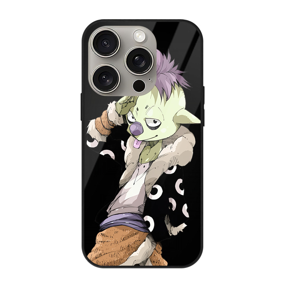 （画像用） 転スラ Regarding Reincarnated to Slime 【iPhone15Pro対応】スマホケース 耐衝撃＆黄変防止 背面ガラス