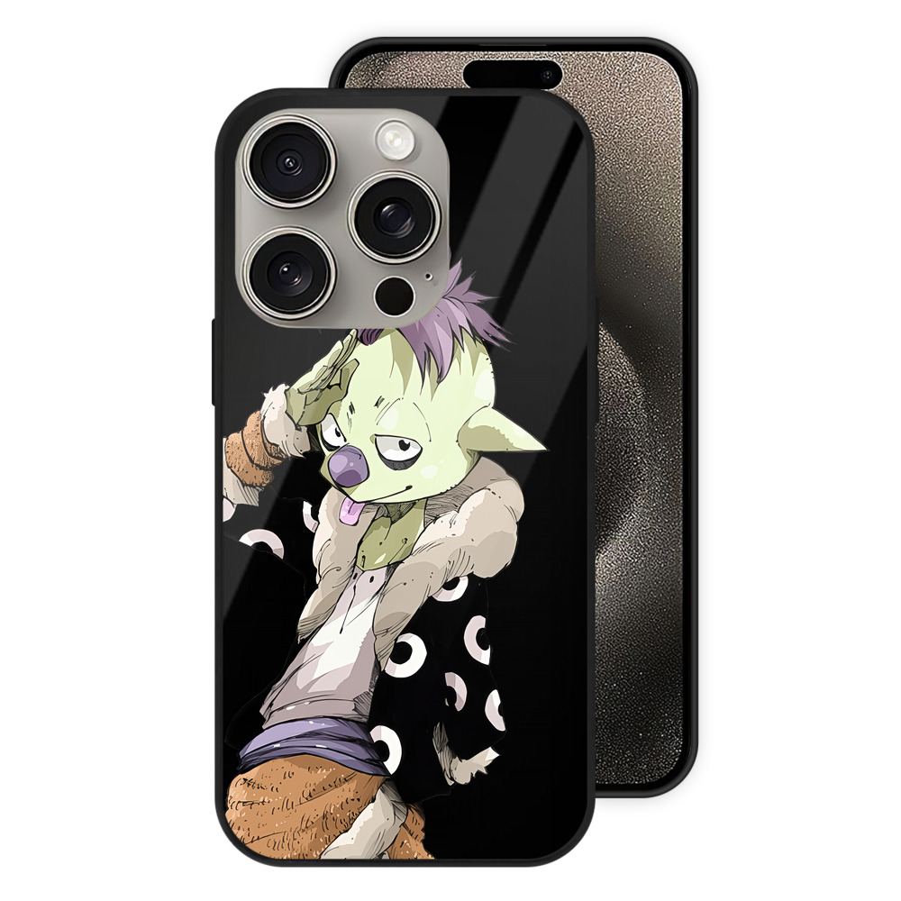 （画像用） 転スラ Regarding Reincarnated to Slime 【iPhone15Pro対応】スマホケース 耐衝撃＆黄変防止 背面ガラス