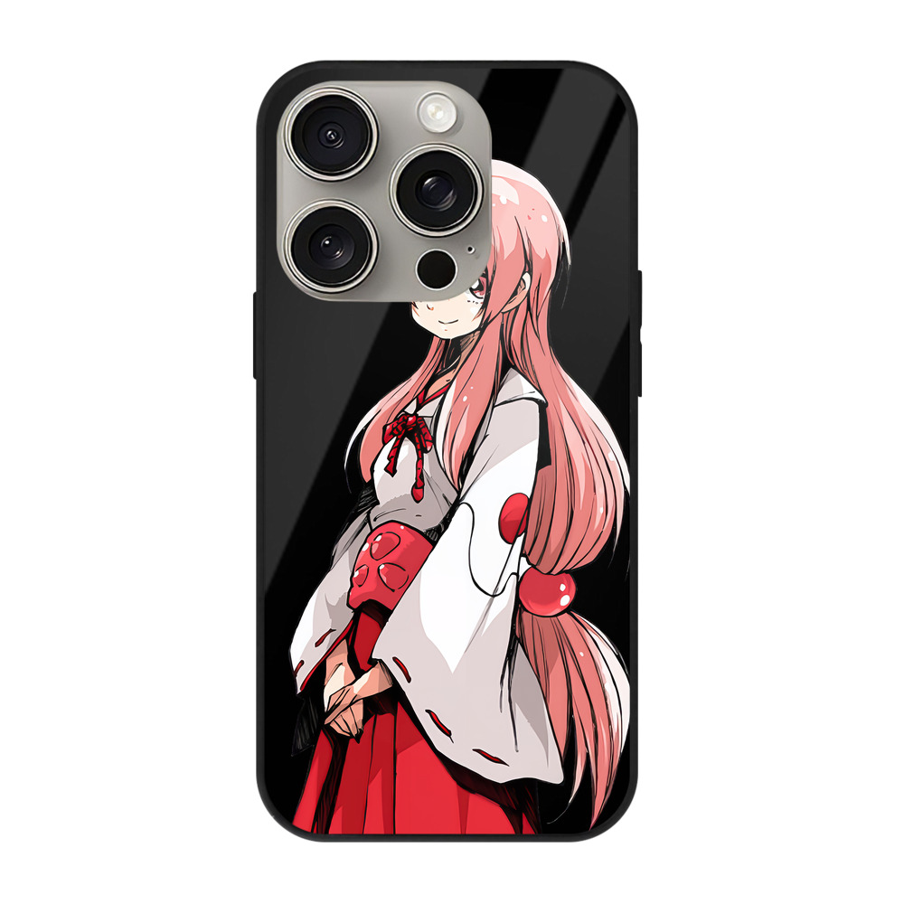 （画像用） 転スラ Regarding Reincarnated to Slime 【iPhone15Pro対応】スマホケース 耐衝撃＆黄変防止 背面ガラス