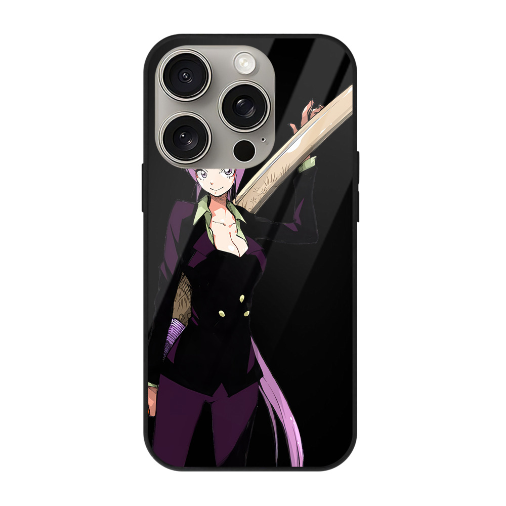 （画像用） 転スラ Regarding Reincarnated to Slime 【iPhone15Pro対応】スマホケース 耐衝撃＆黄変防止 背面ガラス