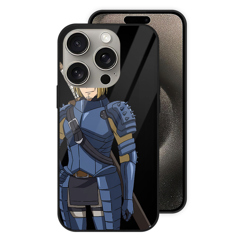 （画像用） 転スラ Regarding Reincarnated to Slime 【iPhone15Pro対応】スマホケース 耐衝撃＆黄変防止 背面ガラス