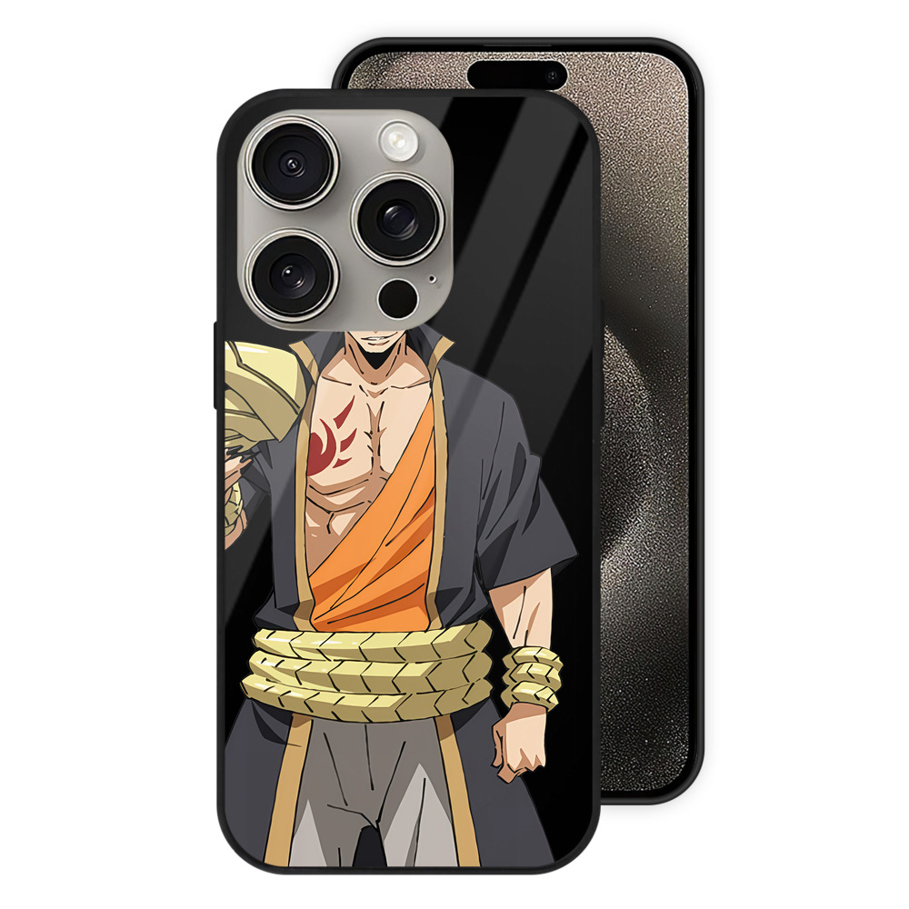 （画像用） 転スラ Regarding Reincarnated to Slime 【iPhone15Pro対応】スマホケース 耐衝撃＆黄変防止 背面ガラス