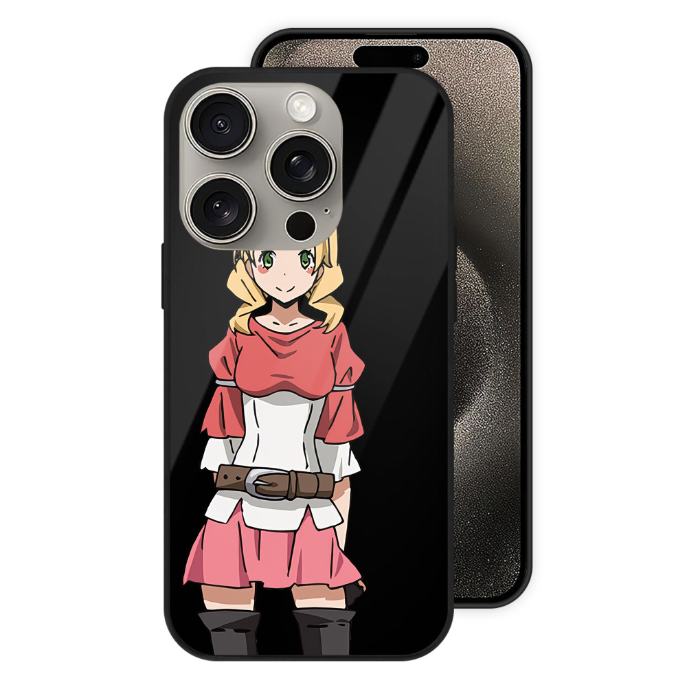 （画像用） 転スラ Regarding Reincarnated to Slime 【iPhone15Pro対応】スマホケース 耐衝撃＆黄変防止 背面ガラス