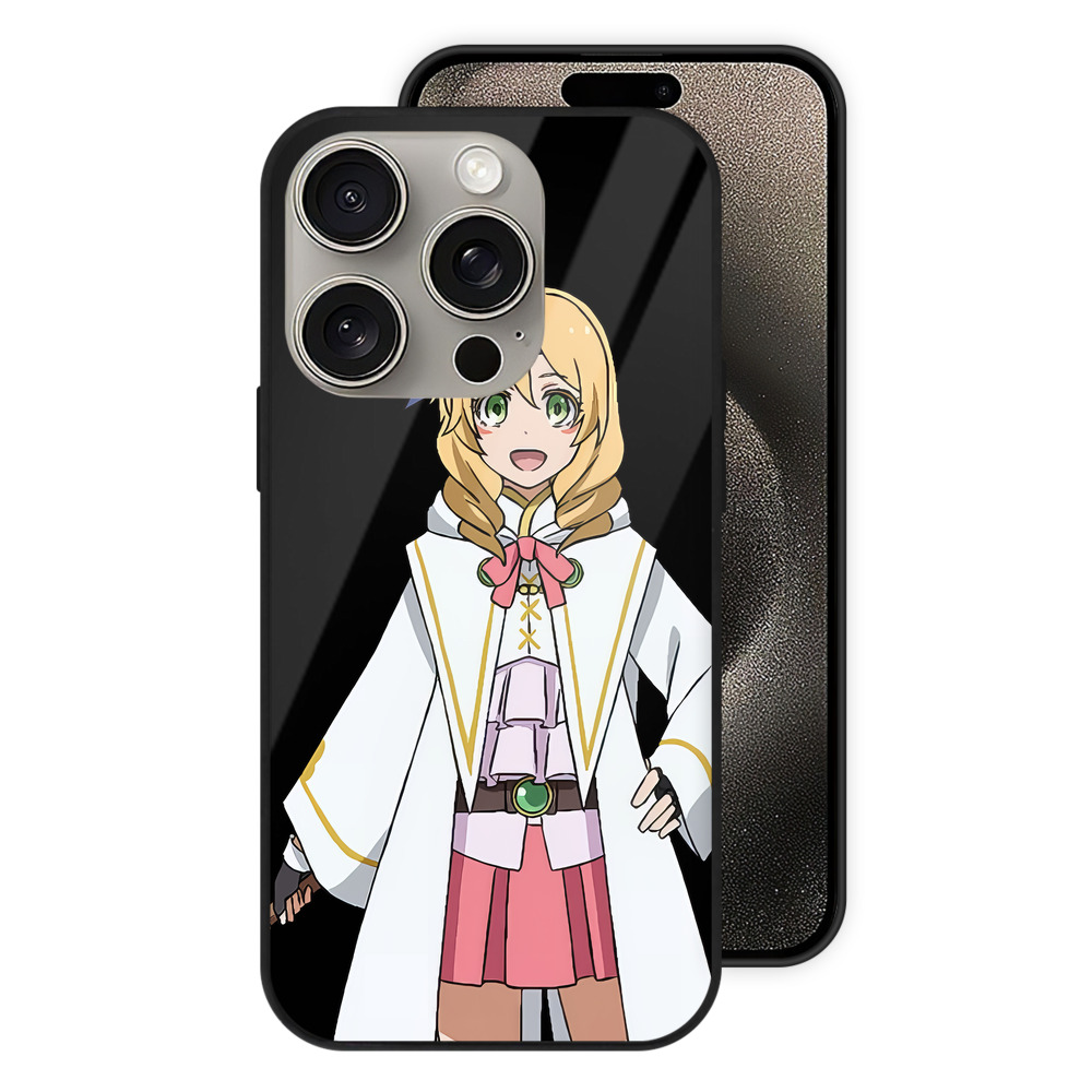 （画像用） 転スラ Regarding Reincarnated to Slime 【iPhone15Pro対応】スマホケース 耐衝撃＆黄変防止 背面ガラス