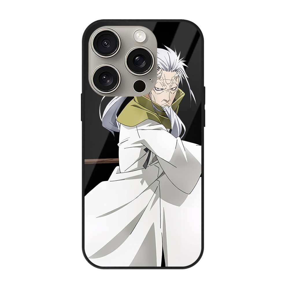（画像用） 転スラ Regarding Reincarnated to Slime 【iPhone15Pro対応】スマホケース 耐衝撃＆黄変防止 背面ガラス