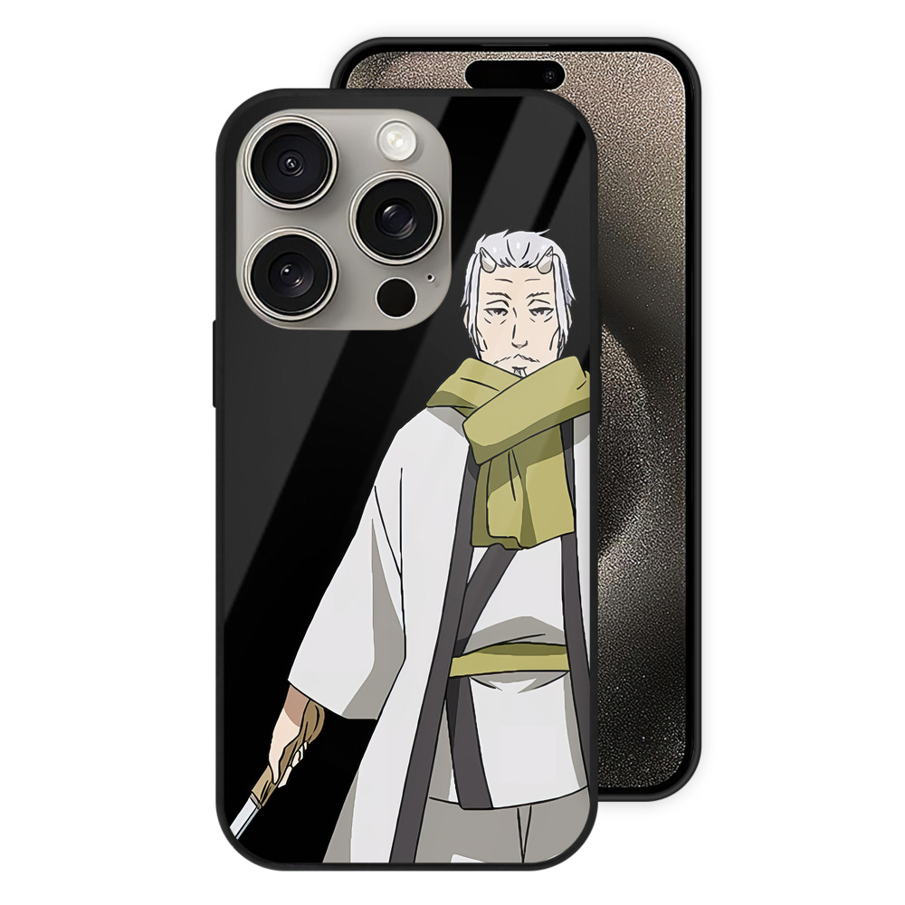 （画像用） 転スラ Regarding Reincarnated to Slime 【iPhone15Pro対応】スマホケース 耐衝撃＆黄変防止 背面ガラス