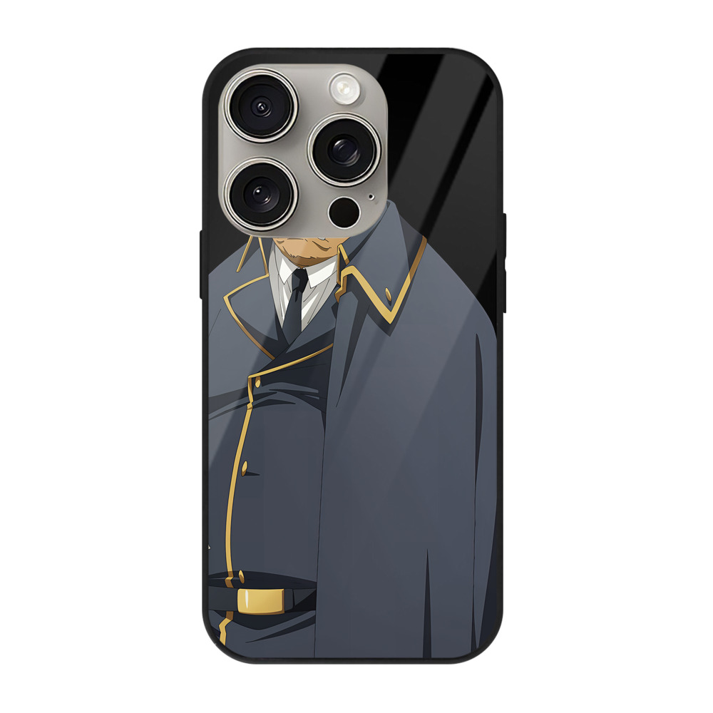 （画像用） 転スラ Regarding Reincarnated to Slime 【iPhone15Pro対応】スマホケース 耐衝撃＆黄変防止 背面ガラス