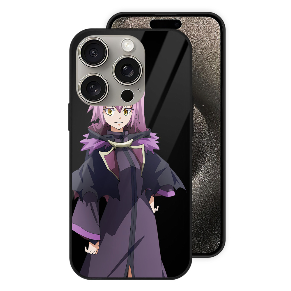 （画像用） 転スラ Regarding Reincarnated to Slime 【iPhone15Pro対応】スマホケース 耐衝撃＆黄変防止 背面ガラス