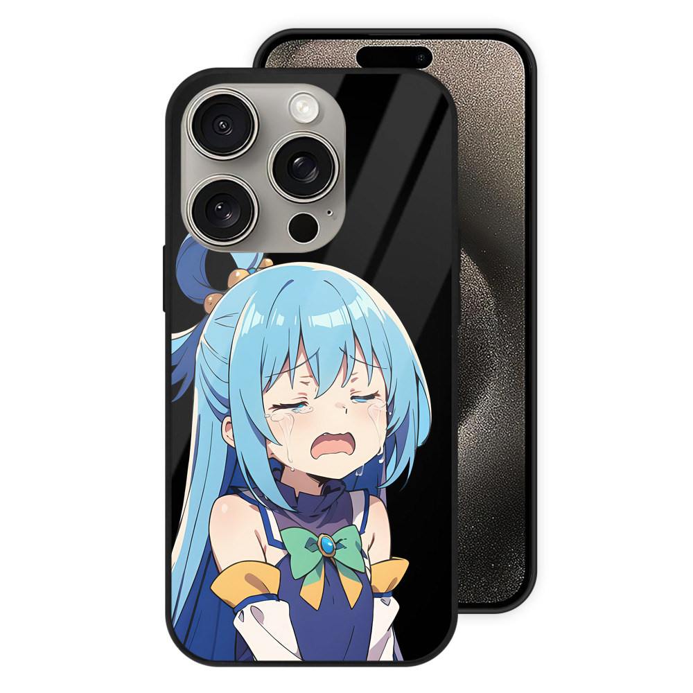 （画像用） 転スラ Regarding Reincarnated to Slime 【iPhone15Pro対応】スマホケース 耐衝撃＆黄変防止 背面ガラス