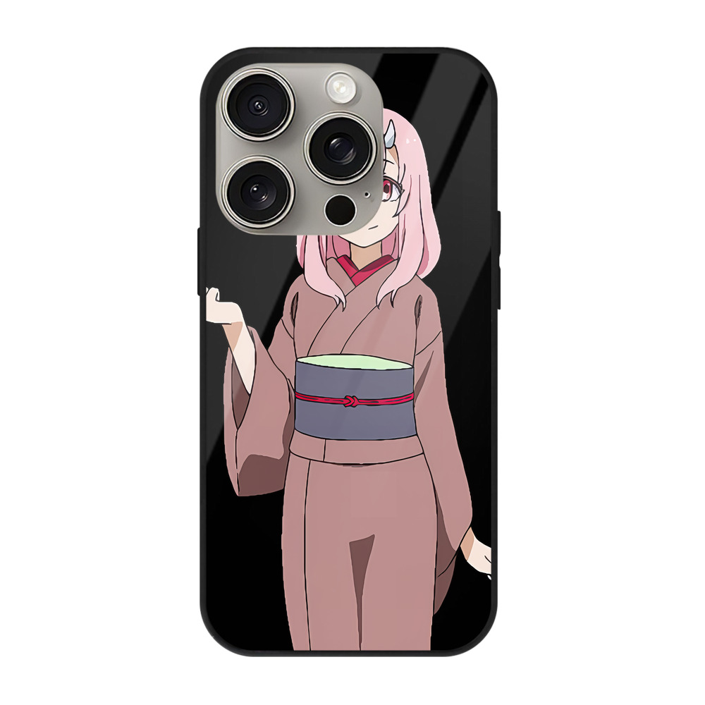 （画像用） 転スラ Regarding Reincarnated to Slime 【iPhone15Pro対応】スマホケース 耐衝撃＆黄変防止 背面ガラス