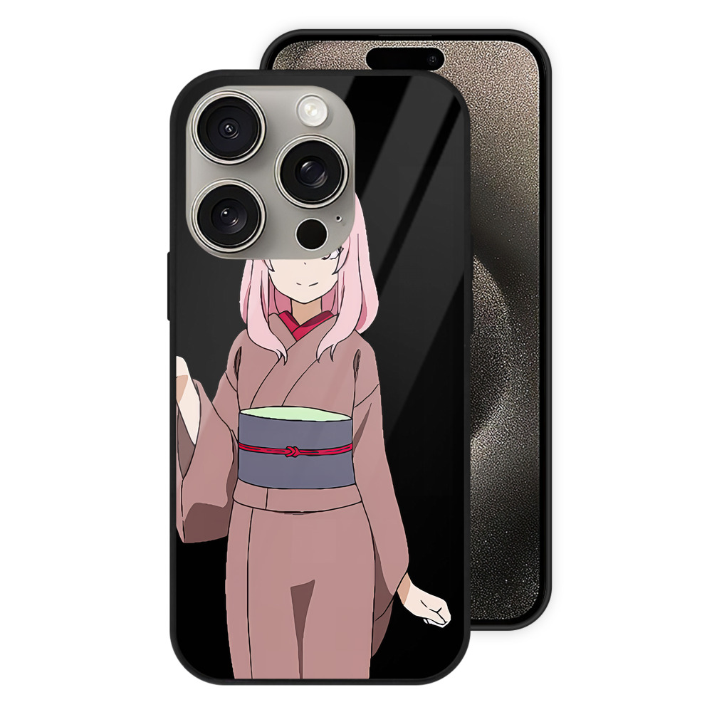 （画像用） 転スラ Regarding Reincarnated to Slime 【iPhone15Pro対応】スマホケース 耐衝撃＆黄変防止 背面ガラス