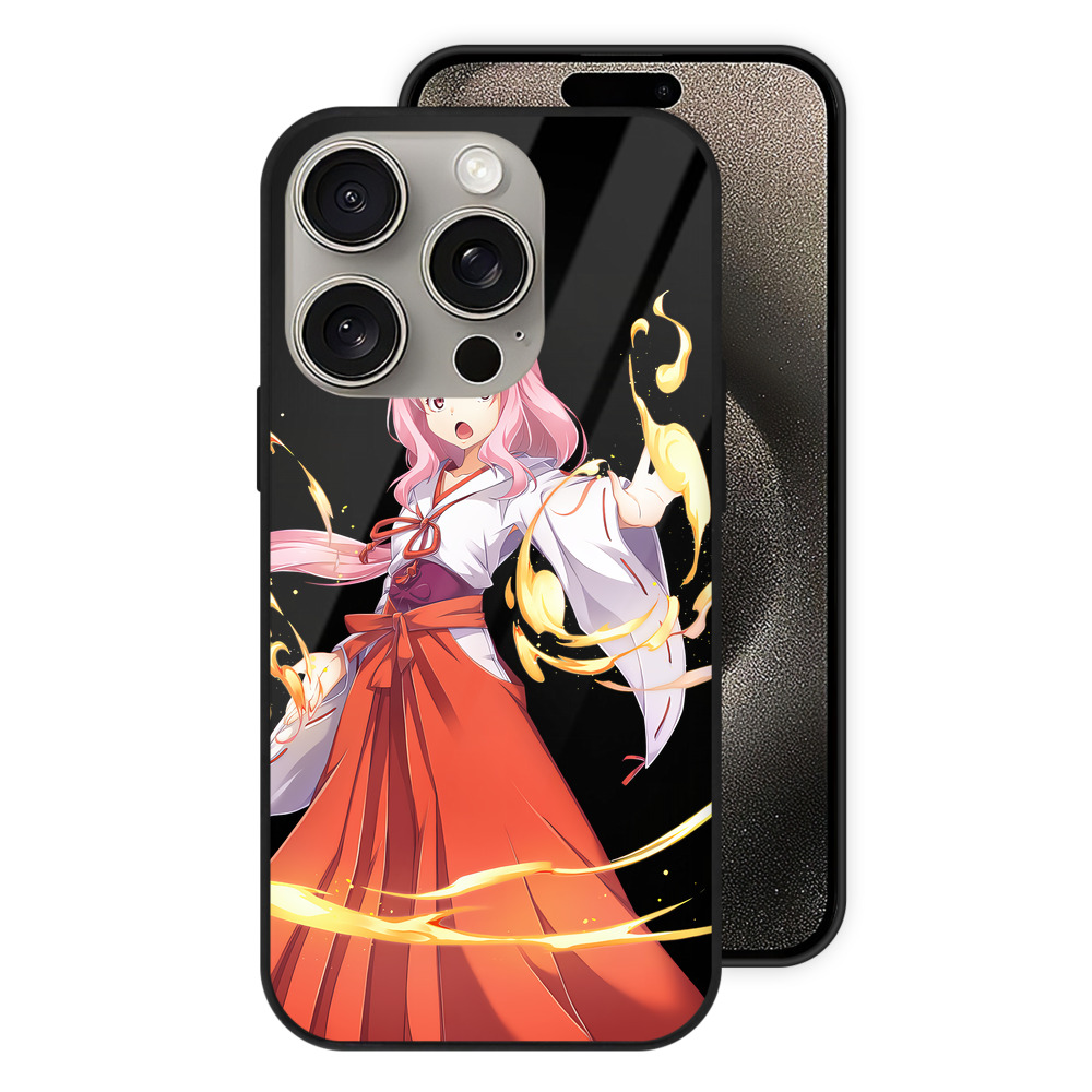 （画像用） 転スラ Regarding Reincarnated to Slime 【iPhone15Pro対応】スマホケース 耐衝撃＆黄変防止 背面ガラス