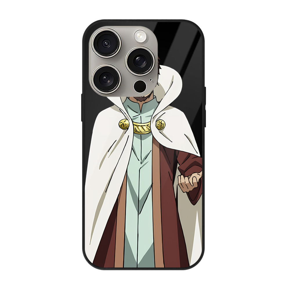 （画像用） 転スラ Regarding Reincarnated to Slime 【iPhone15Pro対応】スマホケース 耐衝撃＆黄変防止 背面ガラス