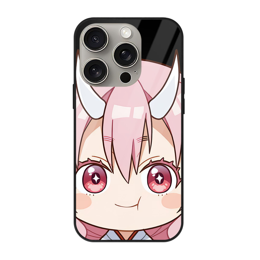 （画像用） 転スラ Regarding Reincarnated to Slime 【iPhone15Pro対応】スマホケース 耐衝撃＆黄変防止 背面ガラス