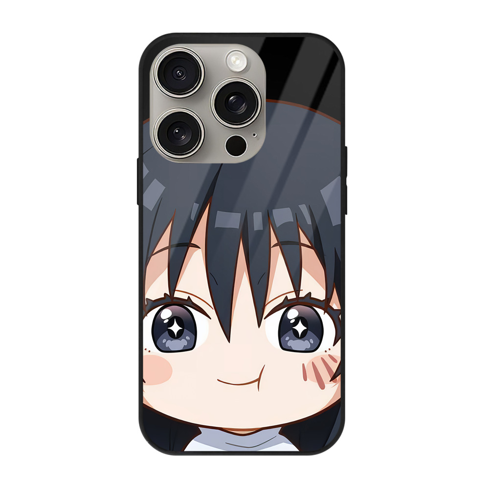 （画像用） 転スラ Regarding Reincarnated to Slime 【iPhone15Pro対応】スマホケース 耐衝撃＆黄変防止 背面ガラス