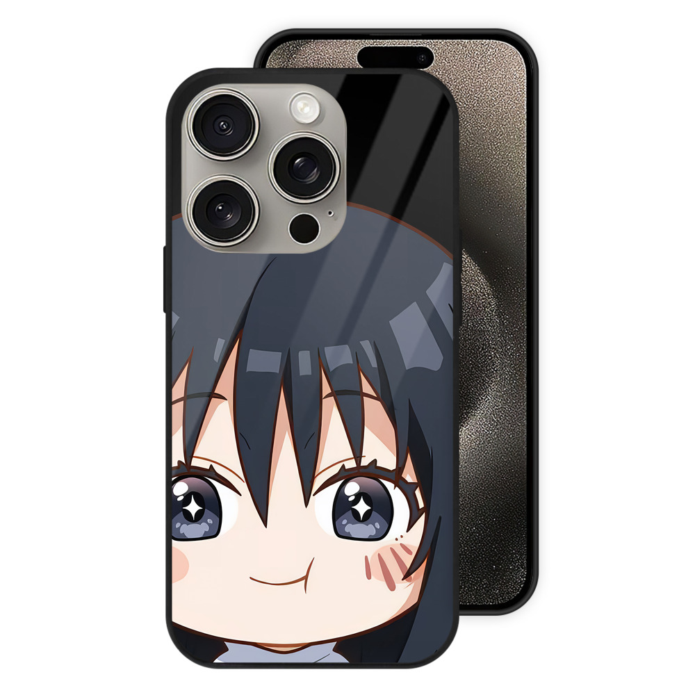 （画像用） 転スラ Regarding Reincarnated to Slime 【iPhone15Pro対応】スマホケース 耐衝撃＆黄変防止 背面ガラス