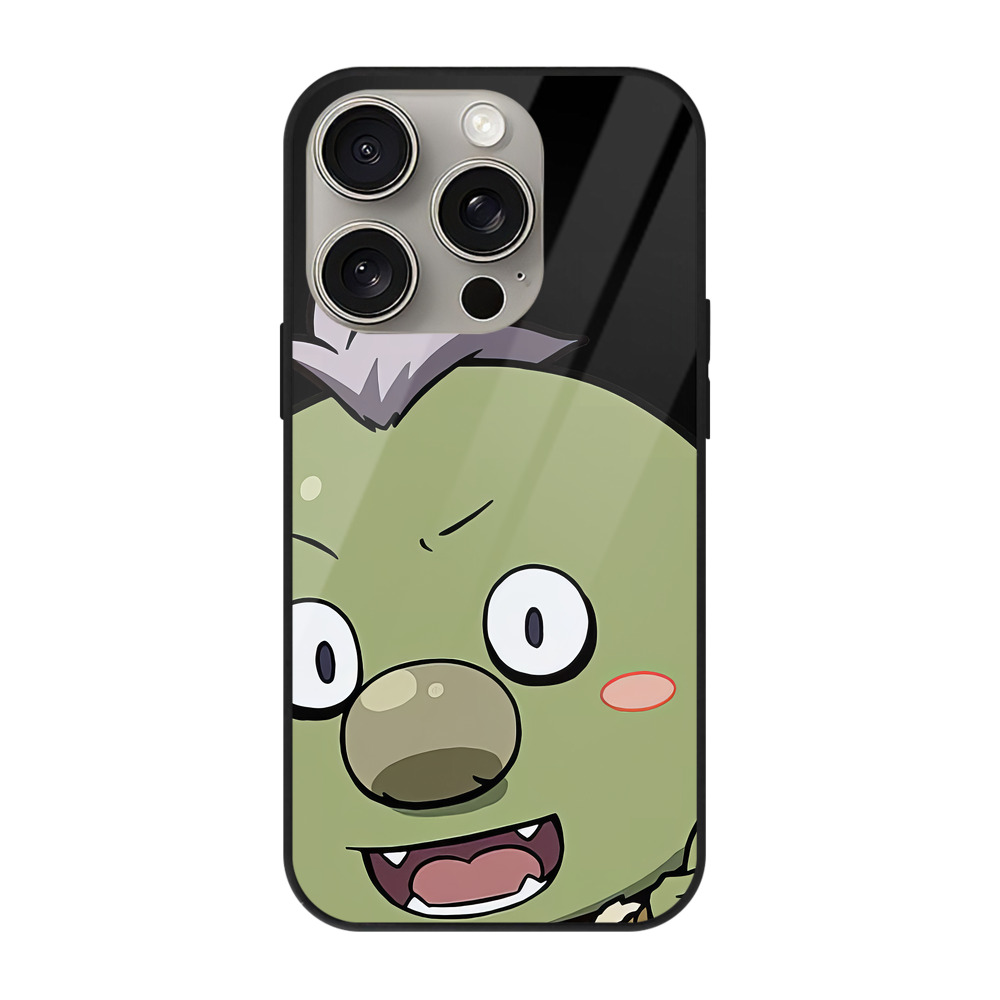 （画像用） 転スラ Regarding Reincarnated to Slime 【iPhone15Pro対応】スマホケース 耐衝撃＆黄変防止 背面ガラス