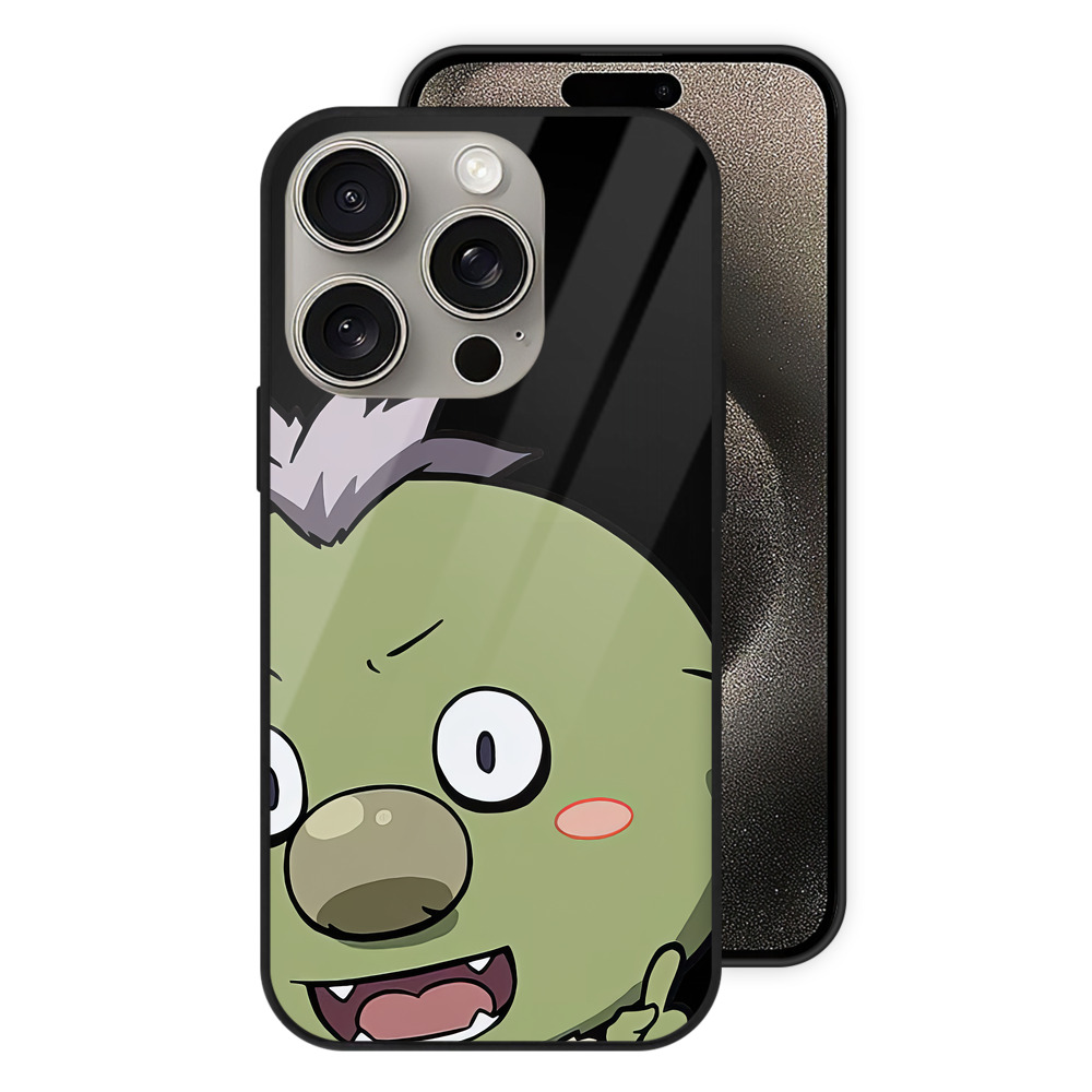（画像用） 転スラ Regarding Reincarnated to Slime 【iPhone15Pro対応】スマホケース 耐衝撃＆黄変防止 背面ガラス