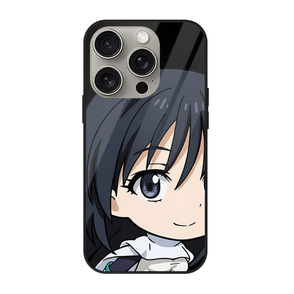 （画像用） 転スラ Regarding Reincarnated to Slime 【iPhone15Pro対応】スマホケース 耐衝撃＆黄変防止 背面ガラス