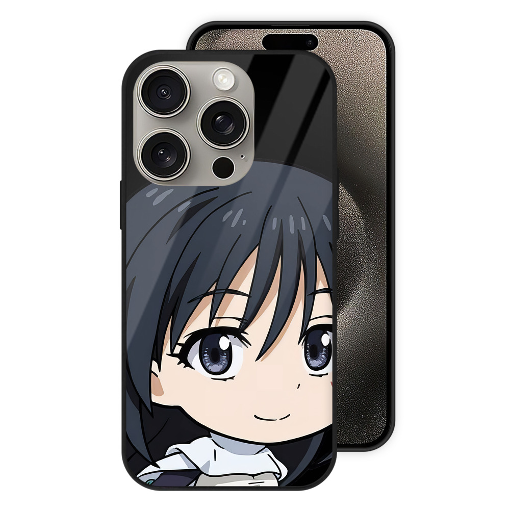 （画像用） 転スラ Regarding Reincarnated to Slime 【iPhone15Pro対応】スマホケース 耐衝撃＆黄変防止 背面ガラス