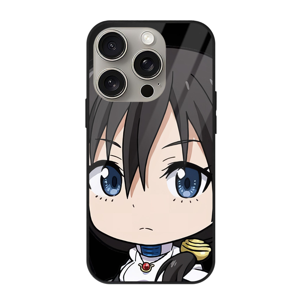 （画像用） 転スラ Regarding Reincarnated to Slime 【iPhone15Pro対応】スマホケース 耐衝撃＆黄変防止 背面ガラス