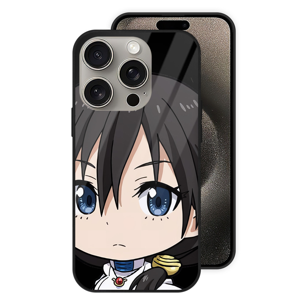 （画像用） 転スラ Regarding Reincarnated to Slime 【iPhone15Pro対応】スマホケース 耐衝撃＆黄変防止 背面ガラス