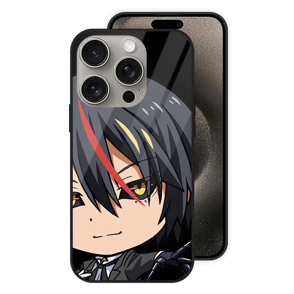 （画像用） 転スラ Regarding Reincarnated to Slime 【iPhone15Pro対応】スマホケース 耐衝撃＆黄変防止 背面ガラス