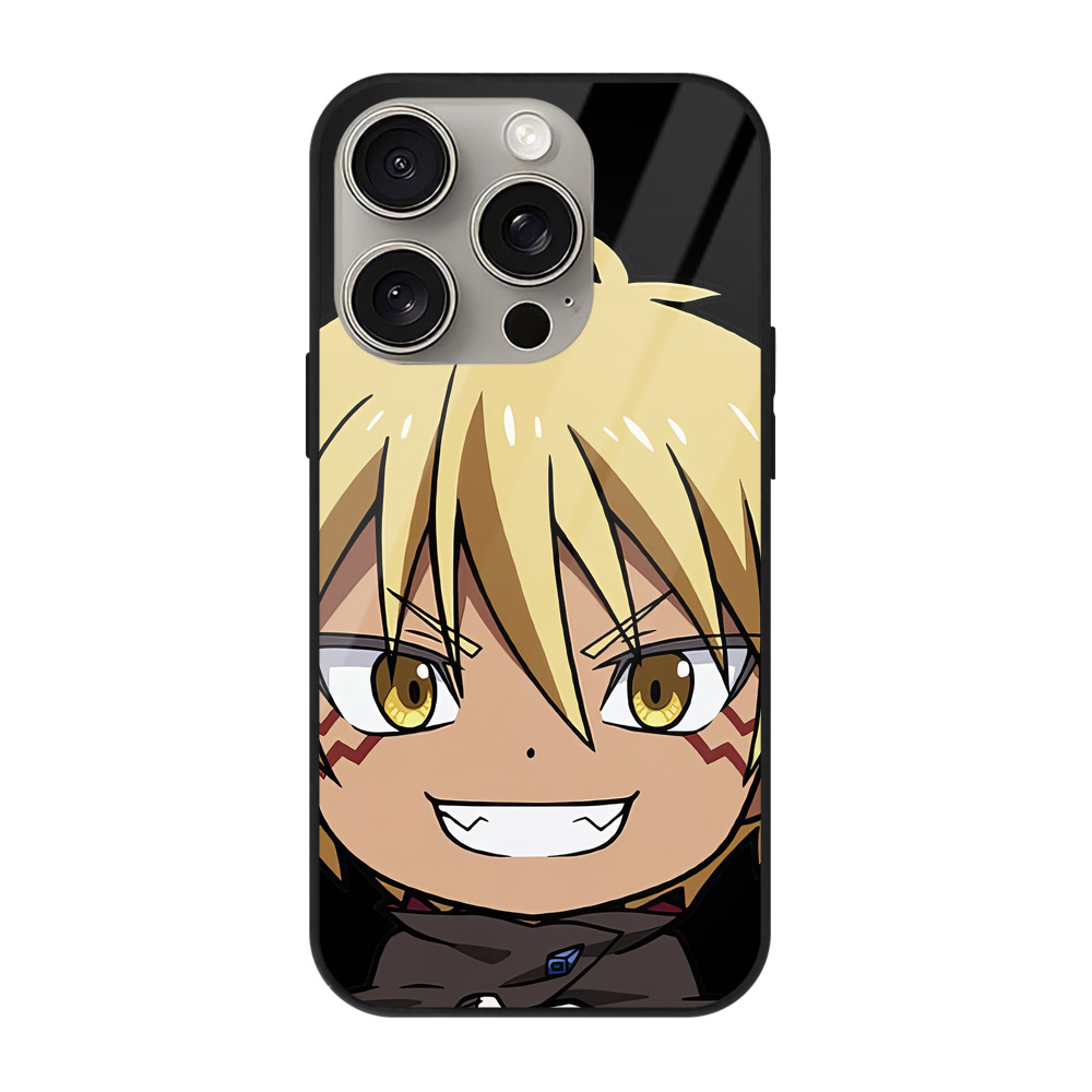 （画像用） 転スラ Regarding Reincarnated to Slime 【iPhone15Pro対応】スマホケース 耐衝撃＆黄変防止 背面ガラス