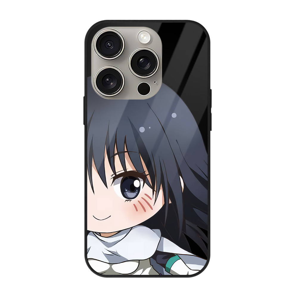 （画像用） 転スラ Regarding Reincarnated to Slime 【iPhone15Pro対応】スマホケース 耐衝撃＆黄変防止 背面ガラス