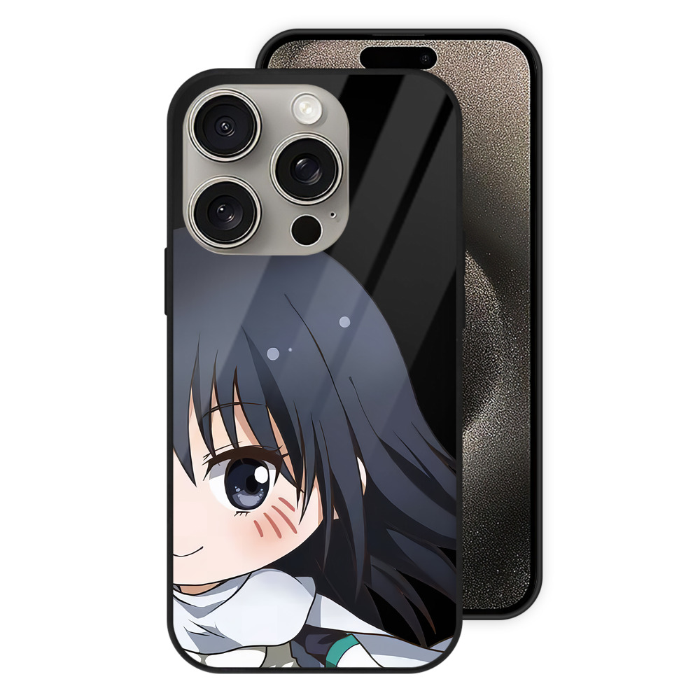 （画像用） 転スラ Regarding Reincarnated to Slime 【iPhone15Pro対応】スマホケース 耐衝撃＆黄変防止 背面ガラス