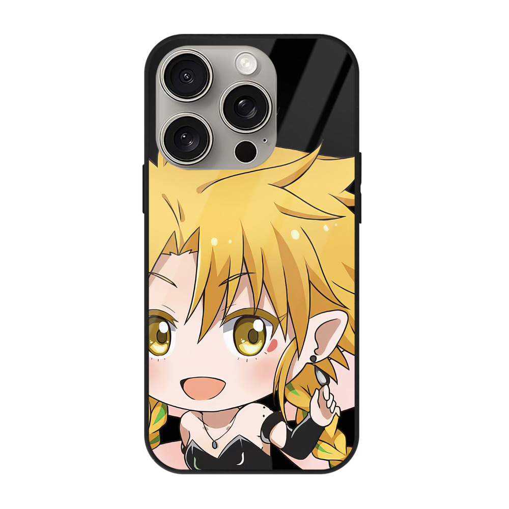 （画像用） 転スラ Regarding Reincarnated to Slime 【iPhone15Pro対応】スマホケース 耐衝撃＆黄変防止 背面ガラス