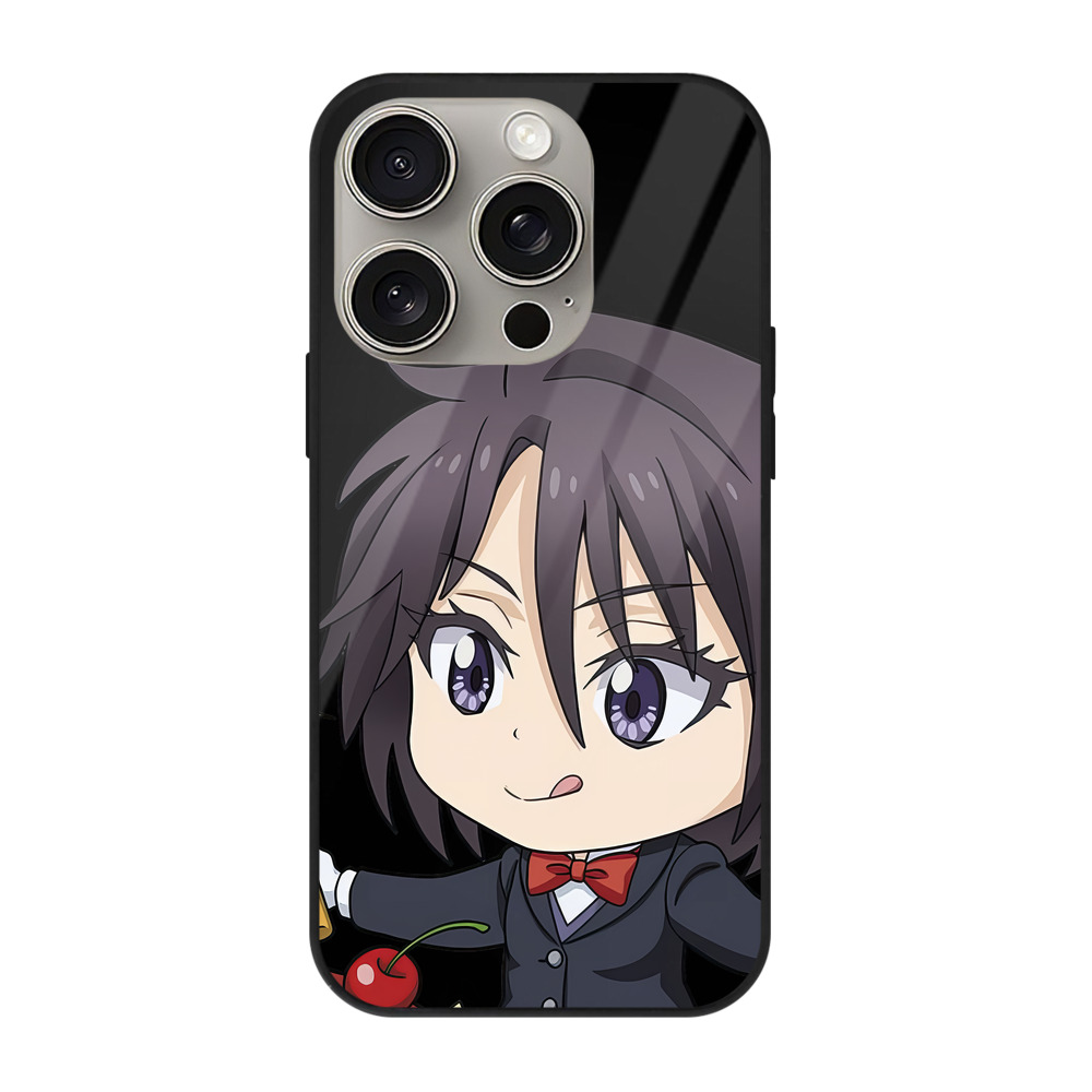 （画像用） 転スラ Regarding Reincarnated to Slime 【iPhone15Pro対応】スマホケース 耐衝撃＆黄変防止 背面ガラス