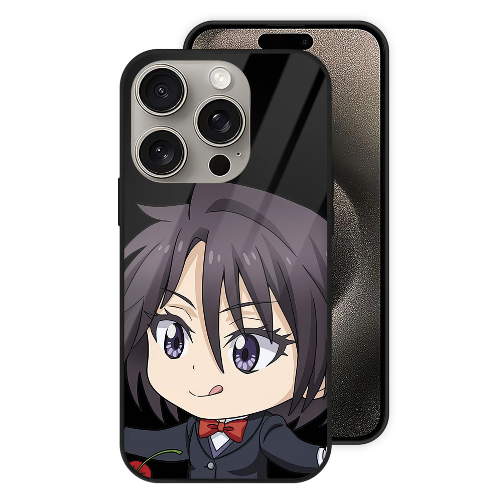 （画像用） 転スラ Regarding Reincarnated to Slime 【iPhone15Pro対応】スマホケース 耐衝撃＆黄変防止 背面ガラス