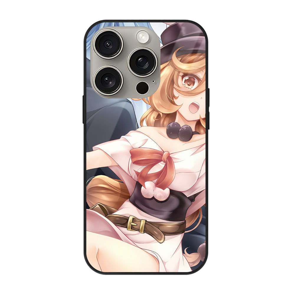 （画像用） 転スラ Regarding Reincarnated to Slime 【iPhone15Pro対応】スマホケース 耐衝撃＆黄変防止 背面ガラス