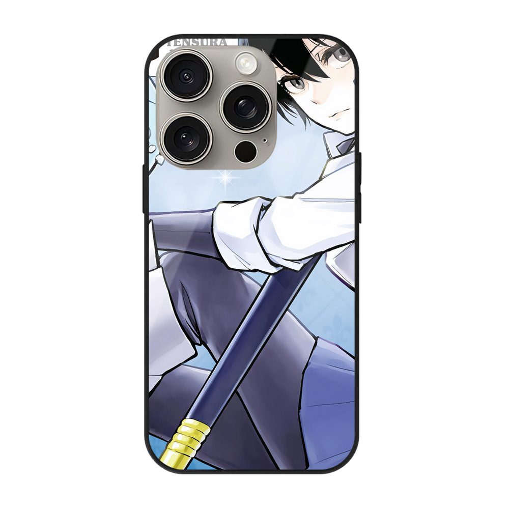 （画像用） 転スラ Regarding Reincarnated to Slime 【iPhone15Pro対応】スマホケース 耐衝撃＆黄変防止 背面ガラス